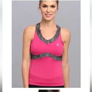 Pearl Izumi Symphony Cycling Tank Pink Size Large NWT